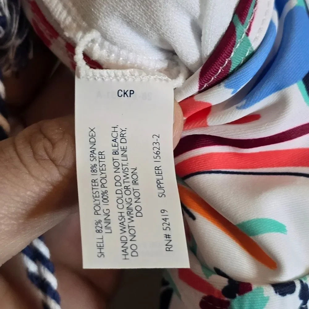 NEW Sonnet Shores Floral Swimsuit Dress Womens 6 Tropical Beach